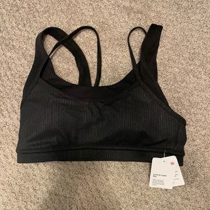 LULULEMON black double layered sport bra